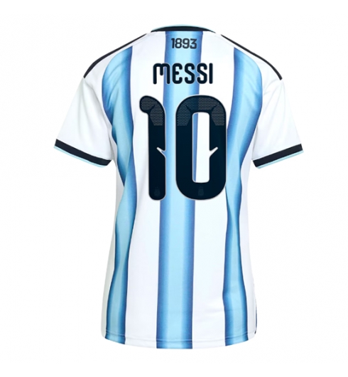 Argentina Lionel Messi #10 Hjemmedrakt Dame VM 2026 Kortermet Argentina Lionel Messi #10 Hjemmedrakt Dame VM 2026 Kortermet