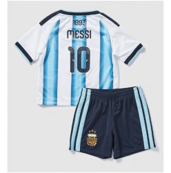 Argentina Lionel Messi #10 Hjemmedraktsett Barn VM 2026 Kortermet (+ Korte bukser)