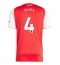 Arsenal Ben White #4 Hjemmedrakt 2025-26 Kortermet