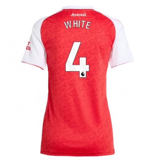 Arsenal Ben White #4 Hjemmedrakt Dame 2025-26 Kortermet Arsenal Ben White #4 Hjemmedrakt Dame 2025-26 Kortermet
