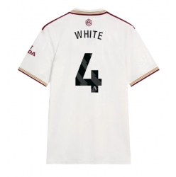 Arsenal Ben White #4 Tredjedrakt 2025-26 Kortermet