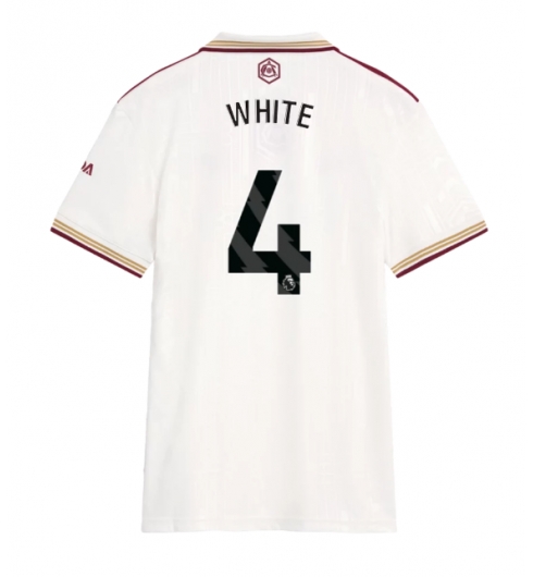 Arsenal Ben White #4 Tredjedrakt Dame 2025-26 Kortermet Arsenal Ben White #4 Tredjedrakt Dame 2025-26 Kortermet