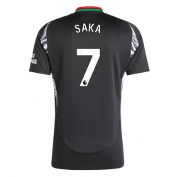 Arsenal Bukayo Saka #7 Bortedrakt 2024-25 Kortermet