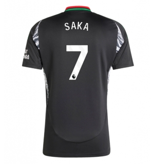 Arsenal Bukayo Saka #7 Bortedrakt 2024-25 Kortermet