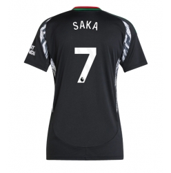 Arsenal Bukayo Saka #7 Bortedrakt Dame 2024-25 Kortermet