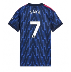 Arsenal Bukayo Saka #7 Bortedrakt Dame 2025-26 Kortermet
