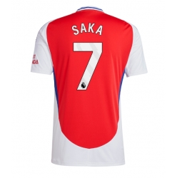 Arsenal Bukayo Saka #7 Hjemmedrakt 2024-25 Kortermet