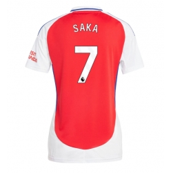 Arsenal Bukayo Saka #7 Hjemmedrakt Dame 2024-25 Kortermet