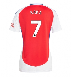 Arsenal Bukayo Saka #7 Hjemmedrakt Dame 2024-25 Kortermet