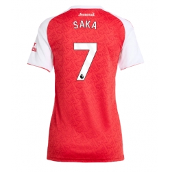 Arsenal Bukayo Saka #7 Hjemmedrakt Dame 2025-26 Kortermet