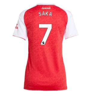 Arsenal Bukayo Saka #7 Hjemmedrakt Dame 2025-26 Kortermet