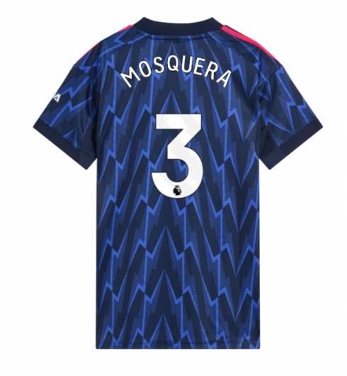 Arsenal Cristhian Mosquera #3 Bortedrakt Dame 2025-26 Kortermet Arsenal Cristhian Mosquera #3 Bortedrakt Dame 2025-26 Kortermet