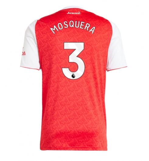 Arsenal Cristhian Mosquera #3 Hjemmedrakt 2025-26 Kortermet Arsenal Cristhian Mosquera #3 Hjemmedrakt 2025-26 Kortermet