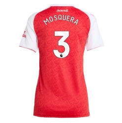 Arsenal Cristhian Mosquera #3 Hjemmedrakt Dame 2025-26 Kortermet