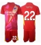 Arsenal David Raya #22 Keeper Bortedraktsett Barn 2024-25 Kortermet (+ Korte bukser)