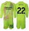 Arsenal David Raya #22 Keeper Hjemmedraktsett Barn 2024-25 Langermet (+ Korte bukser)