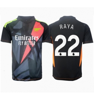 Arsenal David Raya #22 Keeper Tredjedrakt 2024-25 Kortermet