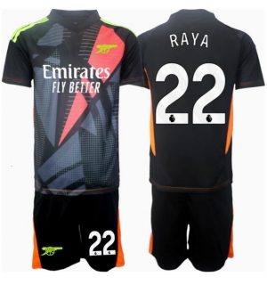 Arsenal David Raya #22 Keeper Tredjedraktsett Barn 2024-25 Kortermet (+ Korte bukser)