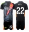 Arsenal David Raya #22 Keeper Tredjedraktsett Barn 2024-25 Kortermet (+ Korte bukser)