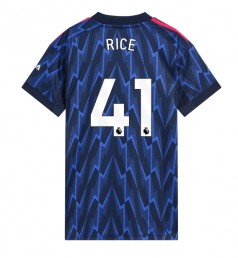 Arsenal Declan Rice #41 Bortedrakt Dame 2025-26 Kortermet Arsenal Declan Rice #41 Bortedrakt Dame 2025-26 Kortermet