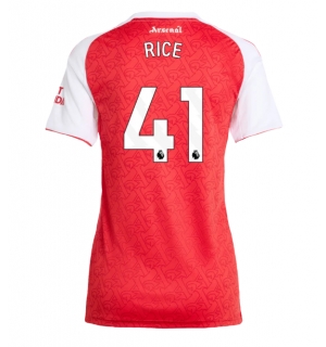 Arsenal Declan Rice #41 Hjemmedrakt Dame 2025-26 Kortermet