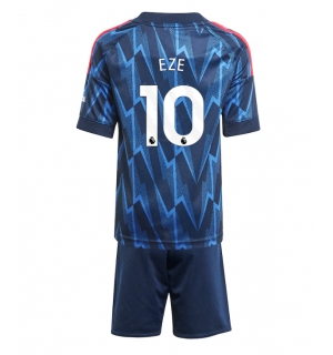 Arsenal Eberechi Eze #10 Bortedraktsett Barn 2025-26 Kortermet (+ Korte bukser)