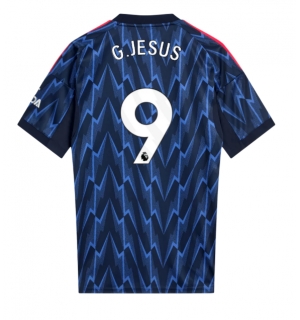 Arsenal Gabriel Jesus #9 Bortedrakt 2025-26 Kortermet