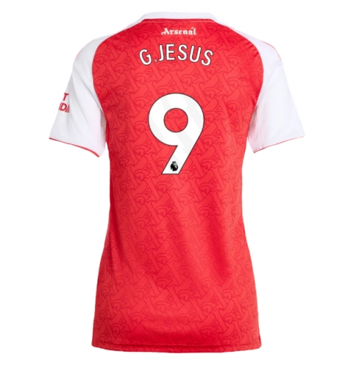 Arsenal Gabriel Jesus #9 Hjemmedrakt Dame 2025-26 Kortermet Arsenal Gabriel Jesus #9 Hjemmedrakt Dame 2025-26 Kortermet