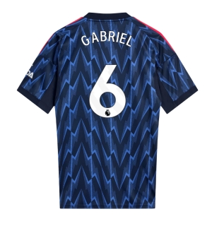 Arsenal Gabriel Magalhaes #6 Bortedrakt 2025-26 Kortermet