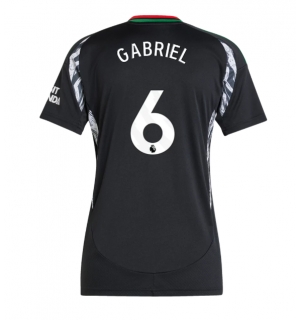 Arsenal Gabriel Magalhaes #6 Bortedrakt Dame 2024-25 Kortermet