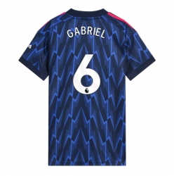Arsenal Gabriel Magalhaes #6 Bortedrakt Dame 2025-26 Kortermet