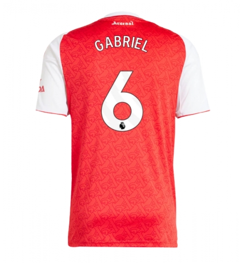 Arsenal Gabriel Magalhaes #6 Hjemmedrakt 2025-26 Kortermet Arsenal Gabriel Magalhaes #6 Hjemmedrakt 2025-26 Kortermet