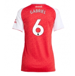 Arsenal Gabriel Magalhaes #6 Hjemmedrakt Dame 2025-26 Kortermet
