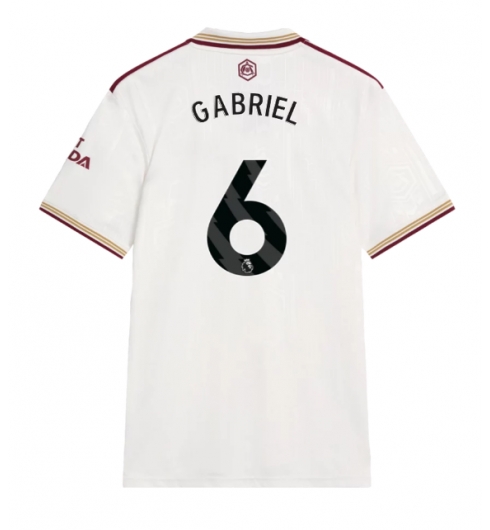 Arsenal Gabriel Magalhaes #6 Tredjedrakt 2025-26 Kortermet Arsenal Gabriel Magalhaes #6 Tredjedrakt 2025-26 Kortermet