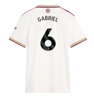 Arsenal Gabriel Magalhaes #6 Tredjedrakt Dame 2025-26 Kortermet