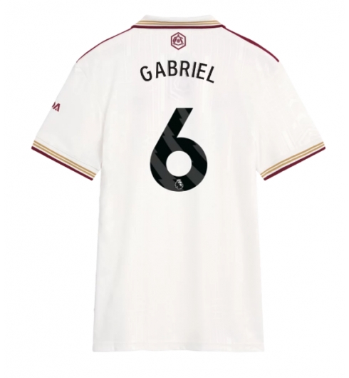 Arsenal Gabriel Magalhaes #6 Tredjedrakt Dame 2025-26 Kortermet Arsenal Gabriel Magalhaes #6 Tredjedrakt Dame 2025-26 Kortermet