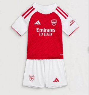 Arsenal Hjemmedraktsett Barn 2025-26 Kortermet (+ Korte bukser)