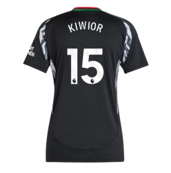 Arsenal Jakub Kiwior #15 Bortedrakt Dame 2024-25 Kortermet
