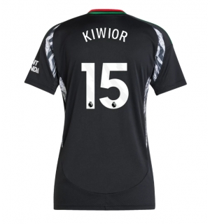 Arsenal Jakub Kiwior #15 Bortedrakt Dame 2024-25 Kortermet