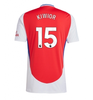Arsenal Jakub Kiwior #15 Hjemmedrakt 2024-25 Kortermet
