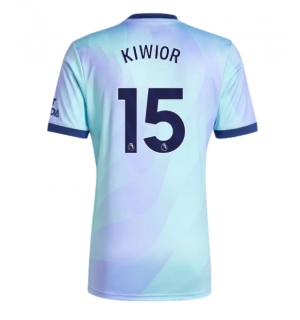 Arsenal Jakub Kiwior #15 Tredjedrakt 2024-25 Kortermet