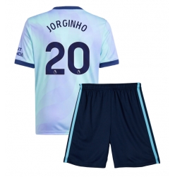 Arsenal Jorginho Frello #20 Tredjedraktsett Barn 2024-25 Kortermet (+ Korte bukser)