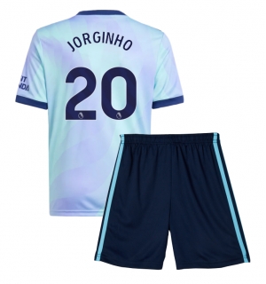 Arsenal Jorginho Frello #20 Tredjedraktsett Barn 2024-25 Kortermet (+ Korte bukser)