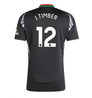Arsenal Jurrien Timber #12 Bortedrakt 2024-25 Kortermet