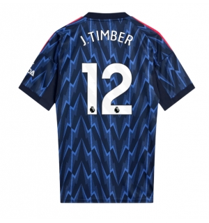 Arsenal Jurrien Timber #12 Bortedrakt 2025-26 Kortermet