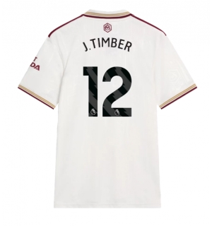 Arsenal Jurrien Timber #12 Tredjedrakt 2025-26 Kortermet