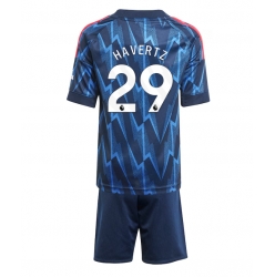 Arsenal Kai Havertz #29 Bortedraktsett Barn 2025-26 Kortermet (+ Korte bukser)