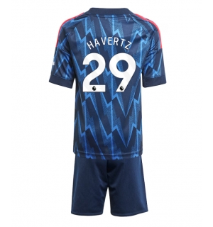 Arsenal Kai Havertz #29 Bortedraktsett Barn 2025-26 Kortermet (+ Korte bukser)