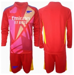 Arsenal Keeper Bortedraktsett Barn 2024-25 Langermet (+ Korte bukser)