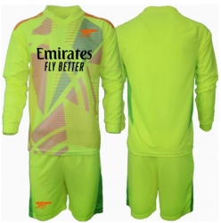 Arsenal Keeper Hjemmedraktsett Barn 2024-25 Langermet (+ Korte bukser)